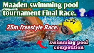 Swimming 25m freestyle swimming race | Mosh Skills