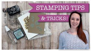 7 Surprising Stamping Tips and Tricks to INSTANTLY improve your card making! 