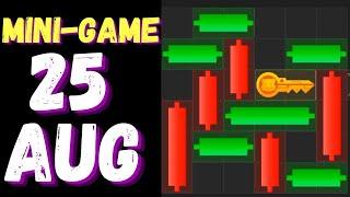 KEY 37! 25 AUGUST HOW TO SOLVE MINI GAME PUZZLE IN HAMSTER KOMBAT(SOLVED 100%)