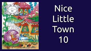 Nice Little Town 10 by Tatiana Bogema Stolova Coloring Book Flip Through