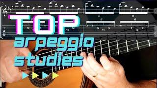 Top Arpeggios for guitar, intermediate to advanced level