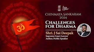 Shri. J. Sai Deepak -Chinmaya Sankaram 2024 #ChinmayaMission