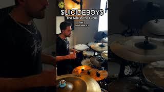 (P5) THE NAIL TO THE CROSS DRUM COVER // $UICIDEBOY$ X RECET #shorts #g59 #suicideboys