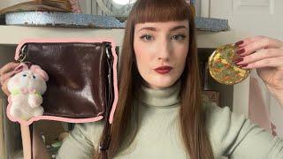 ASMR what’s in my bag - vintage items 