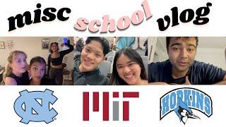 my friends from UNC, MIT, and Johns Hopkins vlog for me