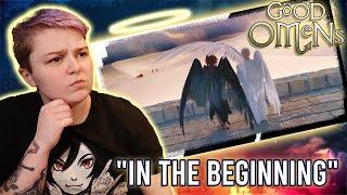 ANOTHER ANGEL/ DEMON SHOW!~ "In The Beginning" GOOD OMENS 1x01 REACTION!