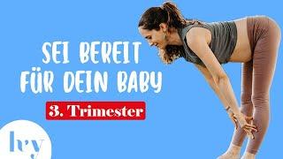 DIESE Übungen bereiten dich optimal auf die Geburt vor | 3.Trimester