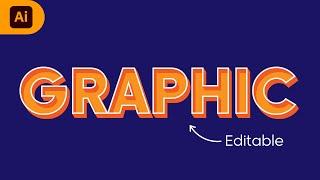 Master Custom Typography in Illustrator | Step-by-Step Tutorial for Unique Lettering #graphicdesign