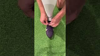 How to tie your laces correctly  #nikefootball #laces #tieyourlaces #mercurial #vapor