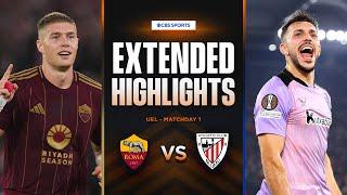 Roma vs. Athletic Club: Extended Highlights | UEL League Phase MD 1 | CBS Sports Golazo - Europe