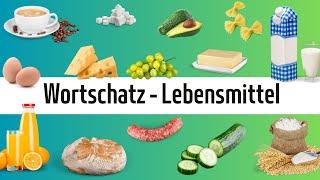 Learn German - Vocabulary: Lebensmittel