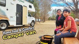 Camper van experience at it's best | Home like comfort and Food in freezing temperatures