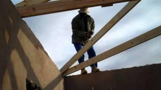 Building the Roof of the Makahlule School Library