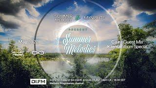 Summer Melodies on DI.FM - May 2022 with myni8hte & Guest Mix from Caira ('Karma' Album Special)