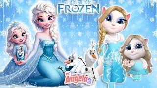 My talking Angela 2 | Mothersday | Frozen | Elsa and her daughter | new update | cosplay