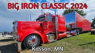 HUGE BIG RIG SHOW !!! Big Iron Classic 2024  - semi trucks - show trucks - working trucks