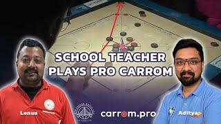 Professor battles VS Pro! Carrom World Cup -- Aditya v Lenus