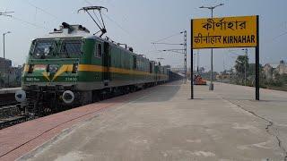 Indian Railways || Katwa-Ahmadpur Passenger Train in Kirnahar Birbhum 2023 #shorts