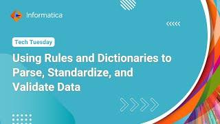 Cloud Data Profiling - Using Rules and Dictionaries to Parse, Standardize, and Validate Data