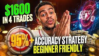 95% ACURACY STRATERY BEGINNER FRIENDLY | $1600 IN 4 TRADES | Binary Options Trading Strategy