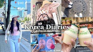 KOREA DIARIES ᯓᡣ𐭩.ᐟ || a day in my life, shopping, cafe, etc 