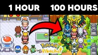 I Played Pokemon Let's Go Pikachu for 100 Hours (Best Rom Hack)