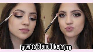 HOW TO BLEND YOUR EYESHADOW LIKE A PRO | MAKEUP FOR BEGINNERS