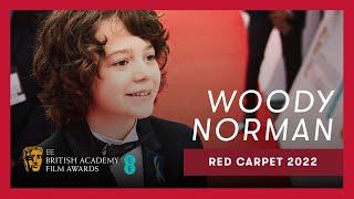 Woody Norman explains why he keeps his friends and career separate | EE BAFTAs 2022 Red Carpet