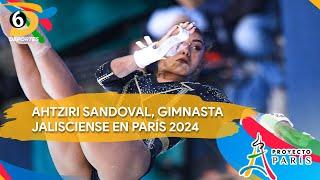 Ahtziri Sandoval, gimnasta jalisciense que representa a México en París