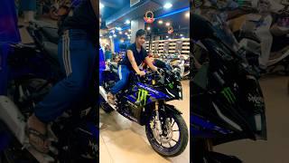 Taking Delivery of all new yamaha R-15 m monster energy #r15 #r15mreview #r15m #r15v4 #yamaha