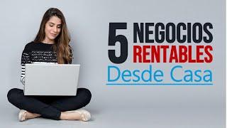 Negocios Rentables para el 2020 | Top 5 Negocios Online Rentables
