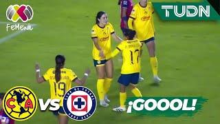 ¡El empate! Camberos define el 1-1 | América 1-1 Cruz Azul | Liga MX Femenil - J1 CL2025 | TUDN