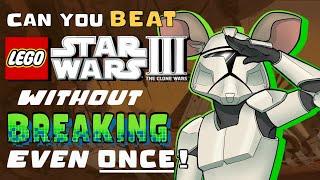 Can you beat Lego Star wars Clone Wars without dying even once?!