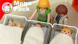 Playmobil Mega Pack Geburt von Anna , Lena und Zwillinge - Geschichten für Kinder von Familie Hauser