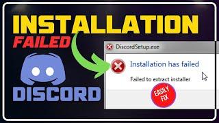 How to Fix DISCORD NOT INSTALLING || DiscordSetup.exe Installation Has Failed [Windows 11/10]