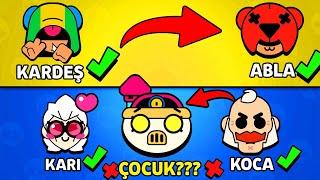 BRAWL STARS'ta kim kimle Amcaoğlu merak mı ediyorsun? BRAWLER AKRABALIK BAĞLARI