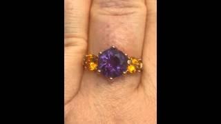 Amethyst ring