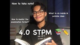 how to get 4.0 GPA in STPM | basic study tips