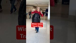 Travel Hack for a Jacket #holidaywithyoutube #travelhacks