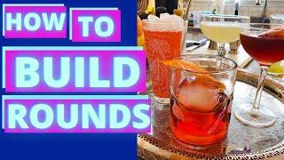 HOW TO BUILD COCKTAIL ROUNDS | MAKING MULTIPLE COCKTAILS AT ONCE | BARTENDING TUTORIAL