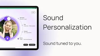 Mimi Sound Personalization. Sound tailored to your hearing.