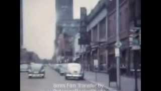 Battle Creek, Michigan a slow ride through town 1953