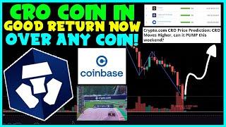 CRYPTO.COM COIN HOLDERS MASSIVE GAIN COINBASE OVER-TURNED BY CRO.COM!  CRO TOKEN PRICE PREDICTION!