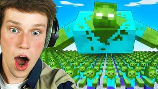 Beating Minecraft In A Zombie Apocalypse!