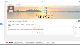 How to setup YouTube Channel