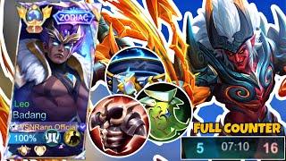 SOLO RANK FULL COUNTER BADANG HIGH RANK GAMEPLAY | GLOBAL BADANG | MOBILE LEGEND!!!