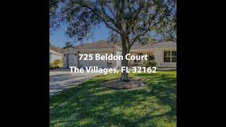 725 Beldon Court The Villages FL 32162 | 3 Bedroom Home For Sale