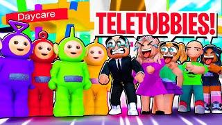 DAYCARE BOSS BOY TELETUBBIES FEAR! | Roblox | Brookhaven RP