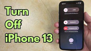 How to Turn Off iPhone 13