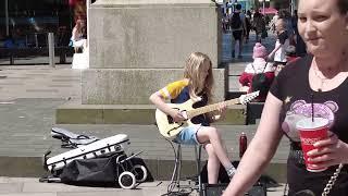 @Bailey.B  Busking in Cardiff Central